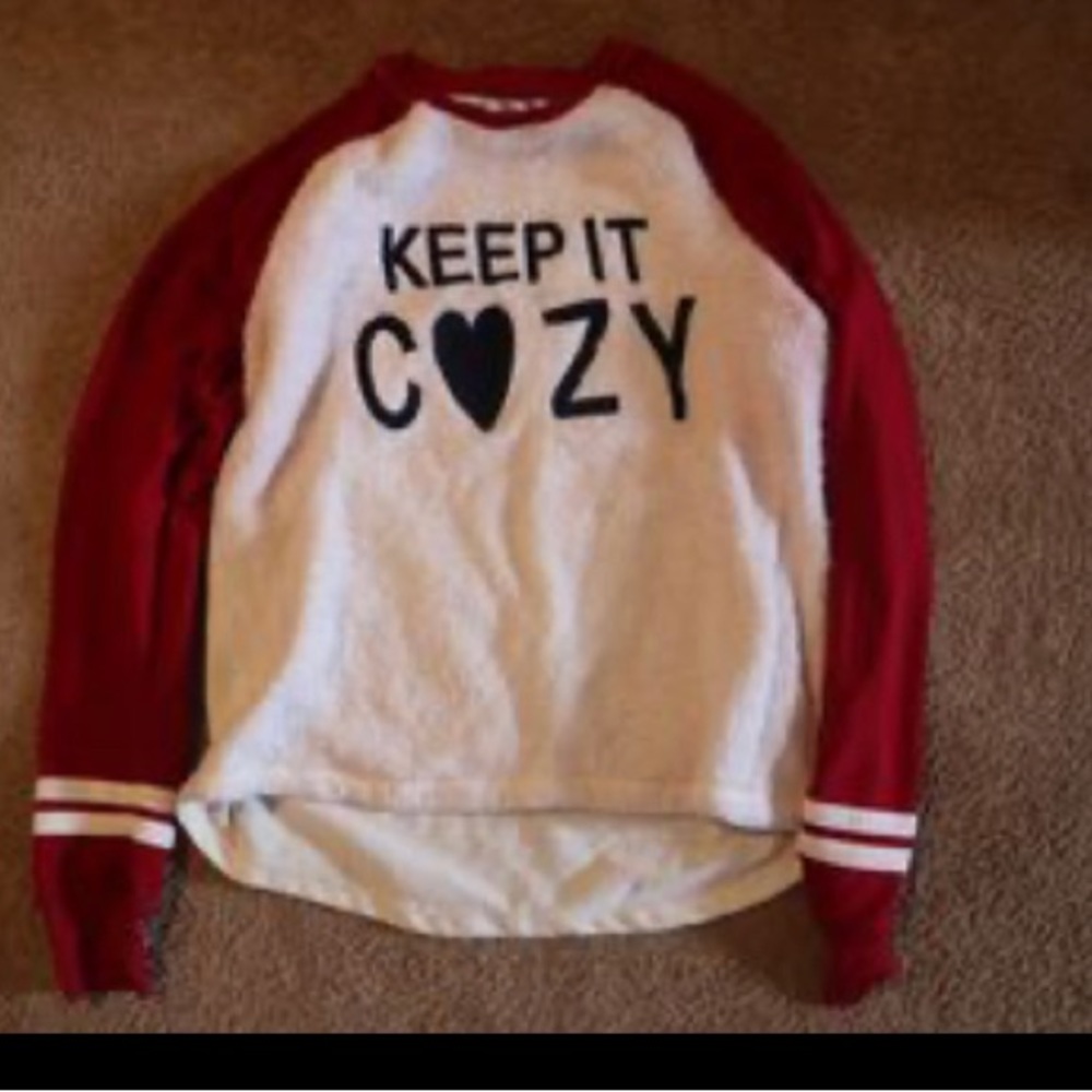 Wonder nation girls XXL 18 “Keep it cozy” sleep shirt